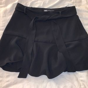 Women's Black Mini Skirt/Skort